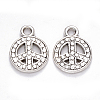 Tibetan Style Alloy Pendants TIBEP-S319-079AS-NR-1