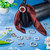 12Pcs 12 Styles Alloy Buckles AJEW-TA0003-44-9