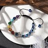 Chakra Gemstone Braided Beaded Bracelets BJEW-JB10905-01-2