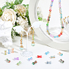 800Pcs Transparent Acrylic Beads OACR-PA0001-98C-4