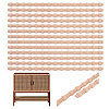 Gourd Wood Carving Waistline Edge Strips for Living Room Background Wall Decorative DIY-WH0622-560B-1
