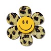 Leopard Print Pattern Acrylic Big Pendants LS-OACR-B008-C01-1