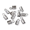 Tarnish Resistant 304 Stainless Steel Folding Crimp Ends STAS-R063-29-4