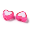 Heart Acrylic Beads TACR-S117-04H-2