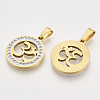 201 Stainless Steel Pendants STAS-N089-86G-2