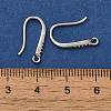 Rack Plating Brass Micro Pave Clear Cubic Zirconia Earring Hooks KK-A231-12P-3