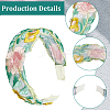 3Pcs 3 Colors Polyester Hair Bands MRMJ-CY0001-02-6