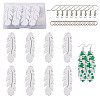 DIY Dangle Earring Making Kits DIY-TA0008-21P-12