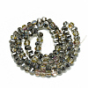 Electroplate Glass Beads Strands EGLA-Q094-A18-2