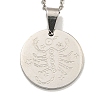 Non-Tarnish Constellation Pendant Necklaces LS-NJEW-S422-04P-08-1
