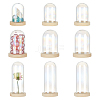 9 Sets 3 Style Glass Dome Cover AJEW-PH0011-45-1