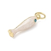 Brass Enamel Pendants KK-CBA6980-11G-A-2