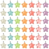 70Pcs 7 Colors Luminous Transparent Resin Pendants RESI-YW0004-47-2
