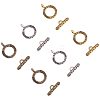 Tibetan Style Alloy Toggle Clasps TIBE-PH0004-83-1