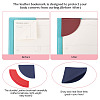 16Pcs 16 Styles PU Leather Fan Bookmarks AJEW-TA0002-23-5