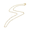 Brass Figaro Chains Necklace for Women LS-NJEW-P265-02B-G-2