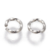 Tarnish Resistant 304 Stainless Steel Twisted Open Jump Rings LS-STAS-L233-008A-P-2