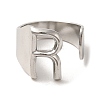 Non-Tarnish 201 Stainless Steel Finger Rings RJEW-H223-04P-Q-4