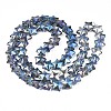 Electroplate Glass Beads Strand EGLA-S188-18-B02-2