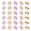 50Pcs 5 Colors Opaque Resin Cabochons RESI-TA0004-93-2