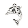 Tibetan Style Alloy Pendants PALLOY-P293-082AS-1