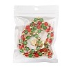 CCB Plastic & Glass Bead Bracelets BJEW-FS00029-4