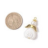 ABS Plastic Imitation Pearl Pendants PALLOY-JF04135-2
