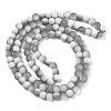 Frosted Crackle Glass Beads Strands GLAA-U001-6mm-M06-3