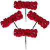 144Pcs Paper Artificial Rose Flower DIY-SP0005-95B-1