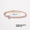 Chic Sparkling Personalized Brass Rhinestone Tennis Bracelet for Women Fashion Statement TJ6286-5-1