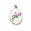 Printed 304 Stainless Steel Pendants SA-CBACFAA-05G-2