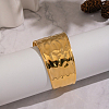 Minimalist Hammered 304 Stainless Steel Cuff Bangles PQ4514-7