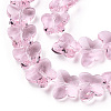 Transparent Glass Beads GLAA-Q066-14mm-B17-2