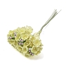 Cloth & Paper & Iron Artificial Mini Flower Bouquet for DIY Crafts FB-CBA59DF-02D-2