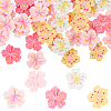 50Pcs 5 Colors Resin Cabochons OACR-SC0002-76-1