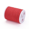 Round Waxed Polyester Cord YC-G006-01-1.0mm-15-2