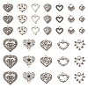 48Pcs 12 Style Tibetan Style Alloy Pendants FIND-TA0003-56-3