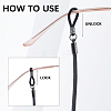 Leather Eyeglass Necklace Strap AJEW-CL0005-06B-6