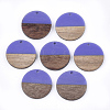 Resin & Wood Pendants X-RESI-S358-02B-10-1