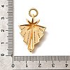 Brass Micro Pave Cubic Zirconia Pendants KK-U055-20G-3