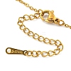 201 Stainless Steel Cable Chain Necklaces NJEW-G138-02G-3