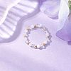Natural Moonstone Beaded Stretch Rings RJEW-JR00867-08-1