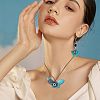  6Pcs 3 Style Synthetic Turquoise Pendants TURQ-NB0001-04-5