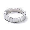 Non-Tarnish 304 Stainless Steel Grooved Finger Rings RJEW-G298-12P-2