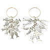 2Pcs Alloy Keychains KEYC-YW00235-1