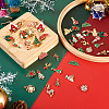 40Pcs 20 Style Christmas Rack Plating Alloy Enamel Pendants ENAM-TA0001-54-5