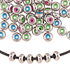 60Pcs 3 Colors 304 Stainless Steel Beads STAS-CJ0001-210-1