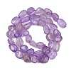 Natural Lavender Amethyst Beads Strands G-Q060-E16-3