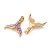 304 Stainless Steel Enamel Pendants STAS-Z193-10G-03-2