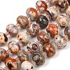 Natural Fire Crackle Agate Beads Strands G-K393-D01-10x14-2